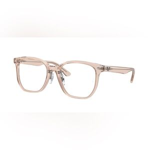 Ray-Ban RX5425D Eyeglasses Frames in Transparent Light Brown Pink